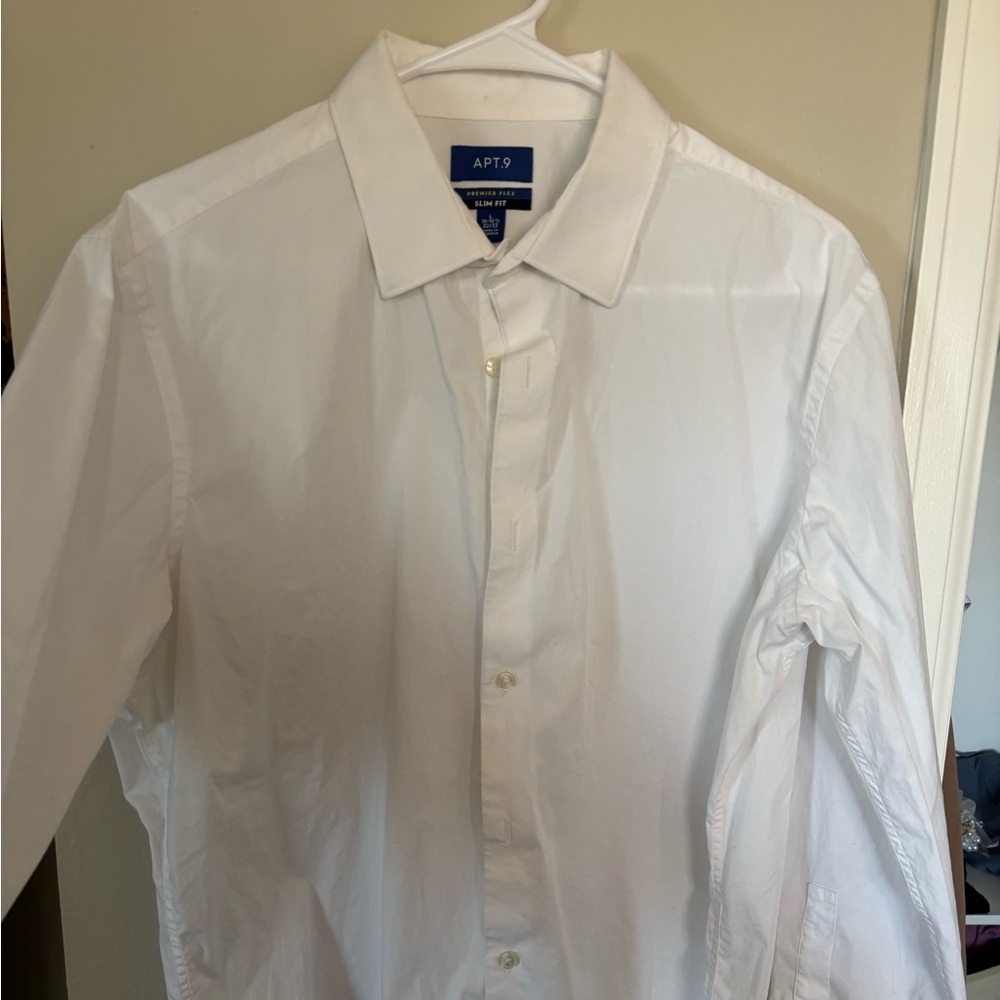Apt. 9 Classic White Dress Shirt